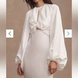 New with tags! Demi Long Sleeve Open-Back MIDI Dress by Significant Other Size 2